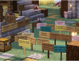 Signs outside Lea's Village