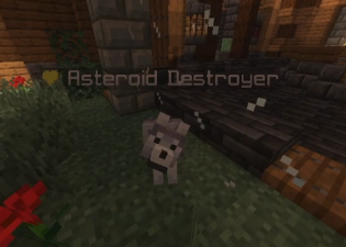 Tsuginami's Wolf that guards the castle