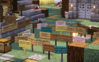 Signs outside Lea's Village